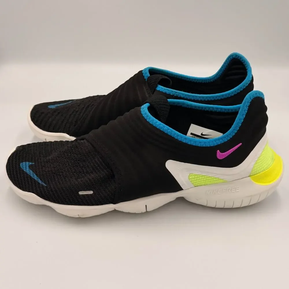 Nike Free RN Flyknit 3.0 Black AQ5707-003 Running Shoes Mens Size US 9.5